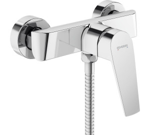 Single lever shower mixer with kit